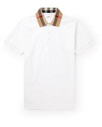 mr porter burberry polo shirts